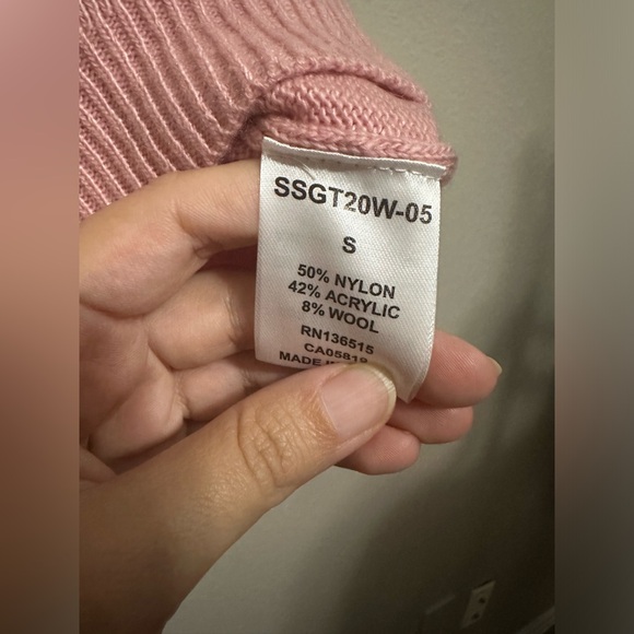 NWT Revolve Stitches & Stripes Rose Blush Pink Sweater. - Picture 6 of 7